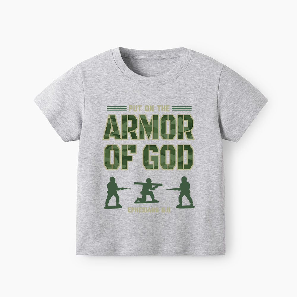 Put On The Armor Of God Christian Kid T-Shirt