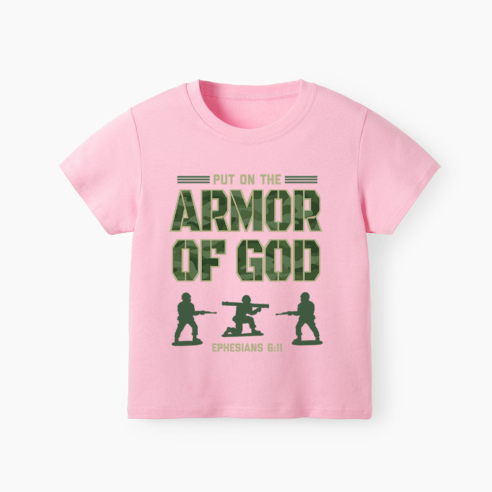 Put On The Armor Of God Christian Kid T-Shirt