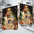 Jesus Is The Reason For The Season Christmas Christian Flag