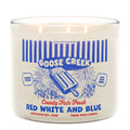Red, White & Blue 3-Wick Candle