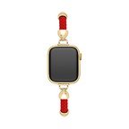 Slim Woven Metal Watch Band for Apple Watch