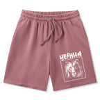 Retro Lion Yeshua Christian Washed Shorts