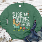 Rise And Shine Give God The Glory Glory Christian Sweatshirt