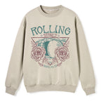 The Stone Was Rolled Away Retro Christian Fleece Sweatshirt