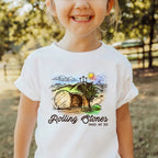 The Stone Was Rolled Away Retro Christian Kid T-Shirt
