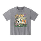 The Stone Was Rolled Away Sheep Christian Washed Kid  T-Shirt