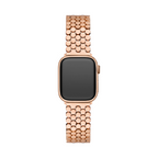 Unisex Honeycomb Metal Watch Band
