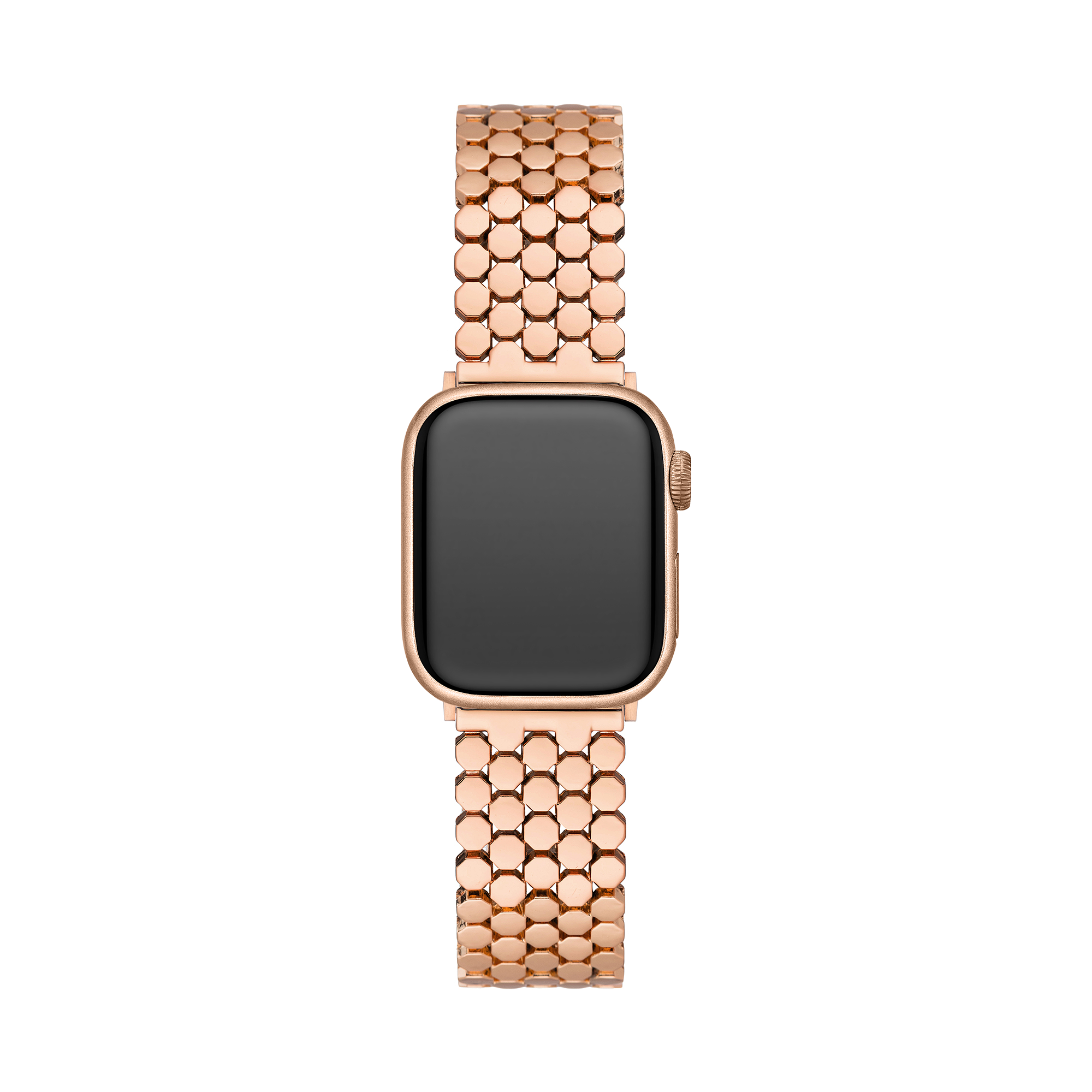 Unisex Honeycomb Metal Watch Band