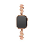 Sleek Wavy Metal Watch Band for Apple Watch
