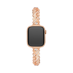 Sparkling Braided Metal Watch Band for Apple Watch