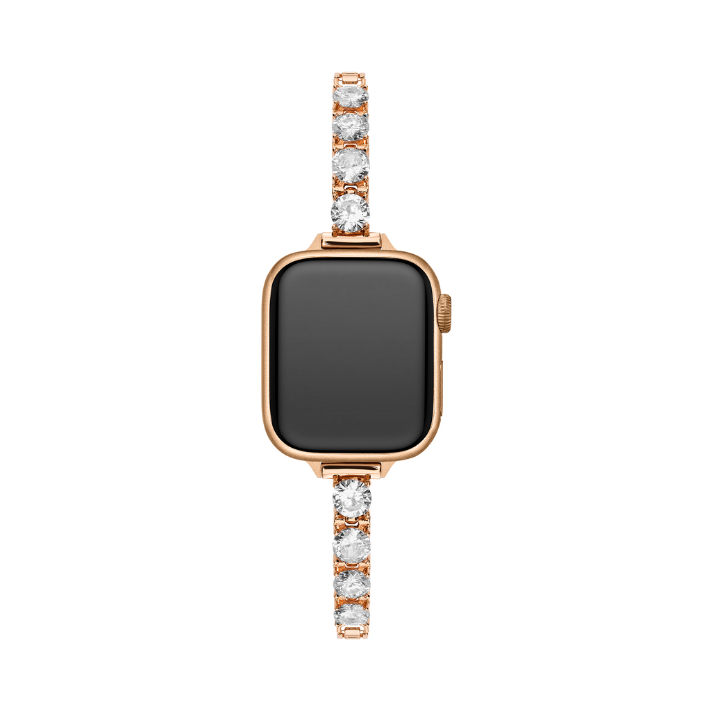 Round Zircon Copper Watch Band for Apple Watch