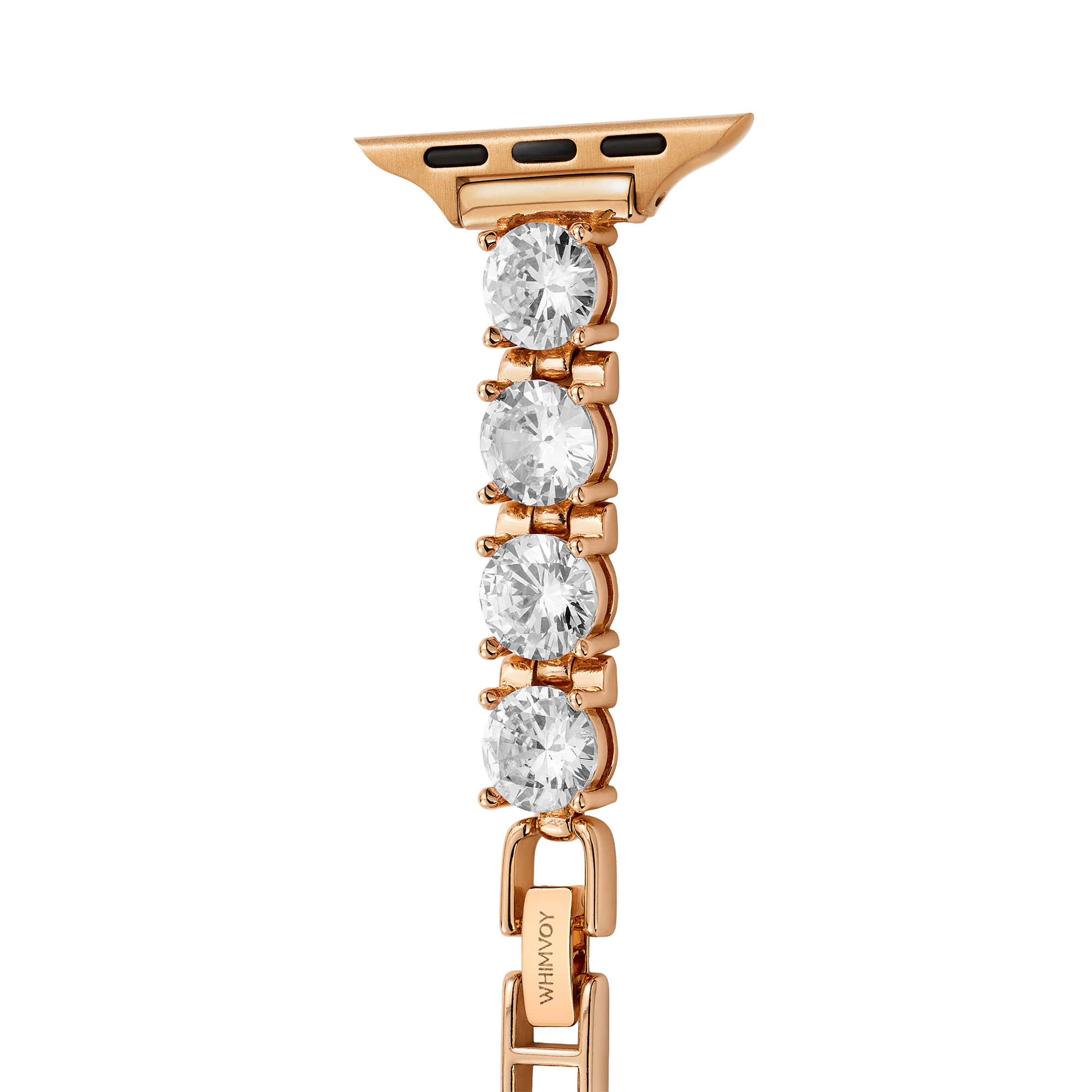 Round Zircon Copper Watch Band for Apple Watch