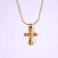Rounded Adorable Minimalist Cross Necklace
