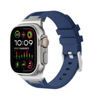 AP New Connector Silicone Band For Apple Watch