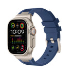 AP New Connector Silicone Band For Apple Watch