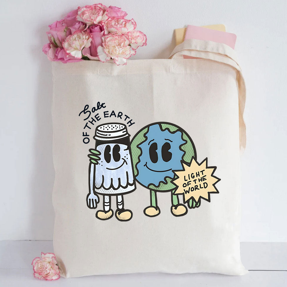 Salt Of The Earth Christian Canvas Tote Bag