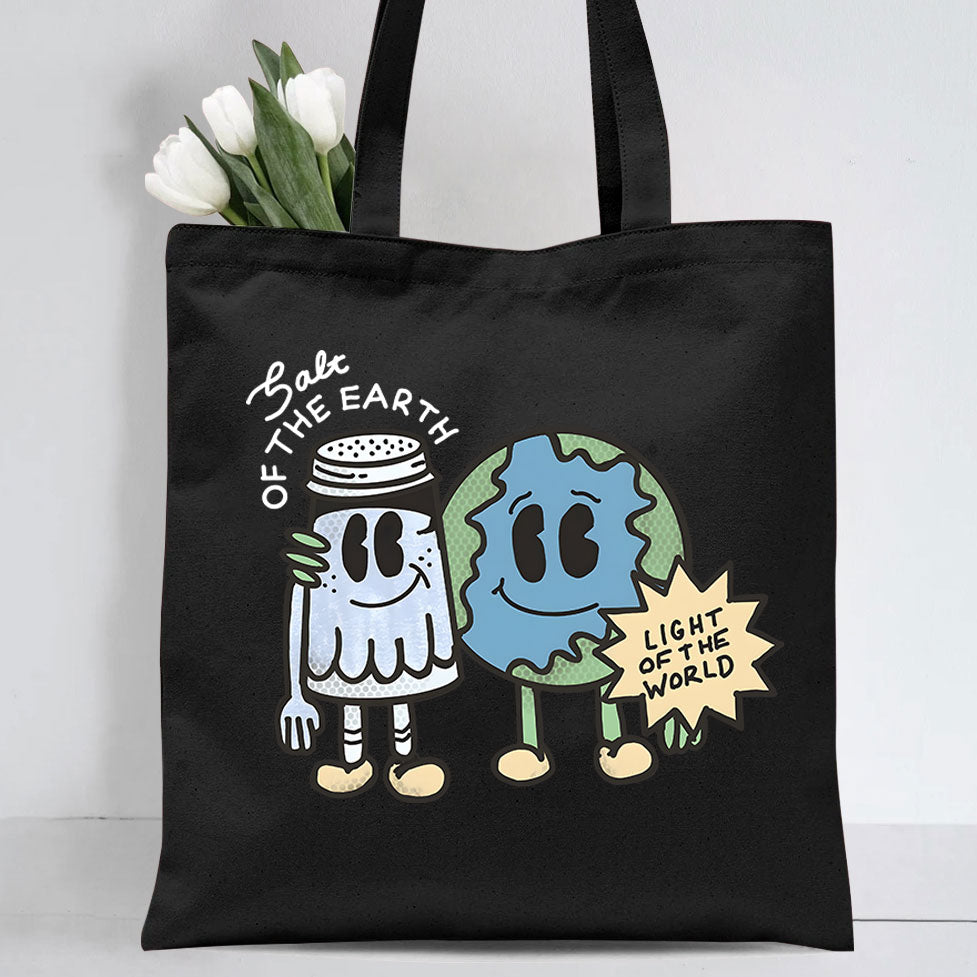 Salt Of The Earth Christian Canvas Tote Bag