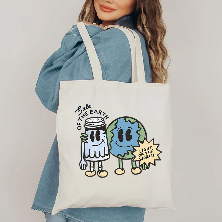 Salt Of The Earth Christian Canvas Tote Bag