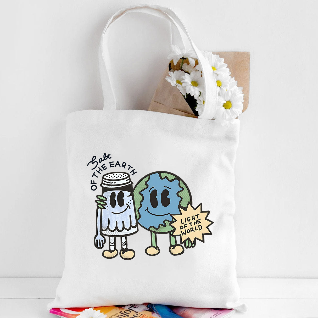 Salt Of The Earth Christian Canvas Tote Bag