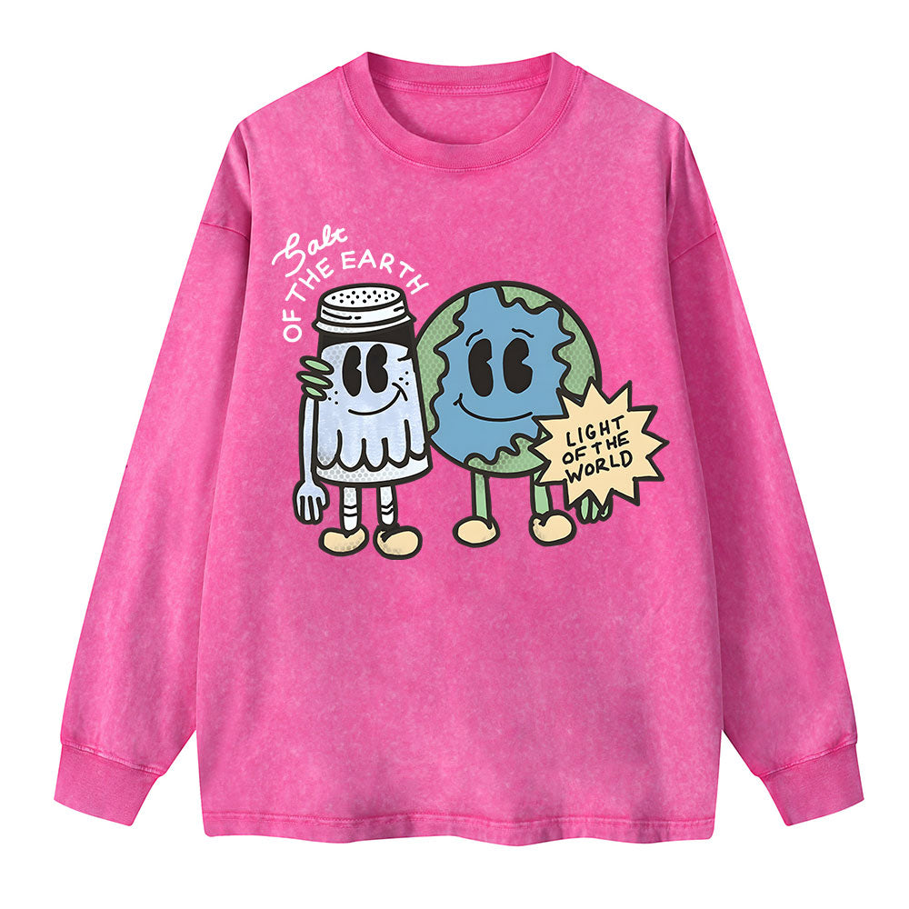 Salt Of The Eatrh Washed Long Sleeve T-Shirt