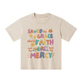 Saved By Grace Christian Kid Washed T-Shirt