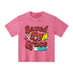 Saved By Grace Kid Washed T-Shirt