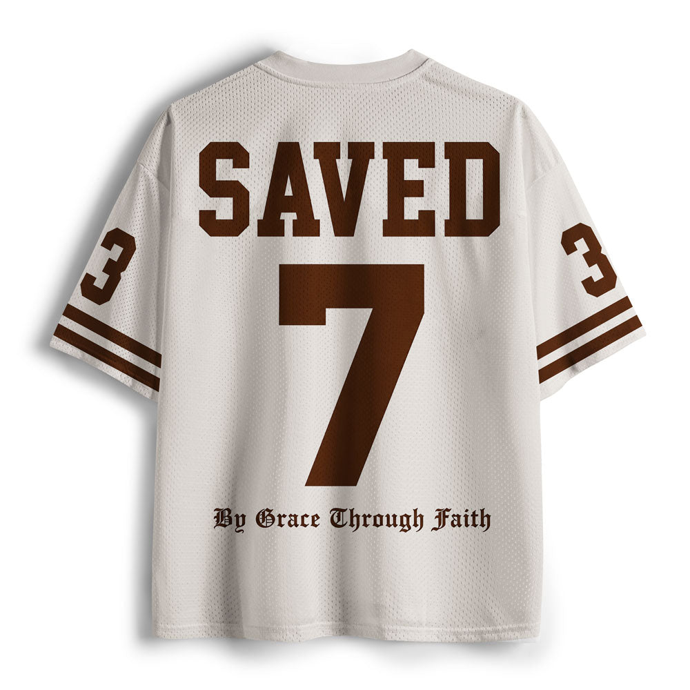 Saved By Grace Christian Mesh Jersey
