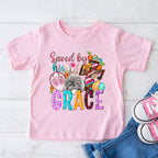 Saved by His Grace Easter Kids T-Shirt