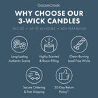 Seastone & Lotus 3-Wick Candle