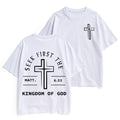 Seek First The Kingdom Of God Christian Heavy Cotton T-Shirt