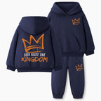 Seek First The Kingdom Christian Kid Fleece Hoodie Set
