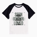 Seen Known Loved Christian Raglan Sleeve T-Shirt