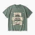 Seen Known Loved Christian Washed V-Neck T-Shirt
