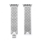 Unisex Honeycomb Metal Watch Band