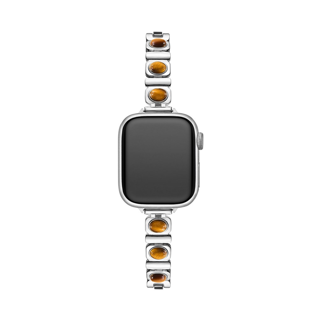 Tiger-Eye Stone Copper Watch Band for Apple Watch
