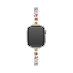 Rainbow Love 14k Gold / Platinum Plated Watch Band for Apple Watch