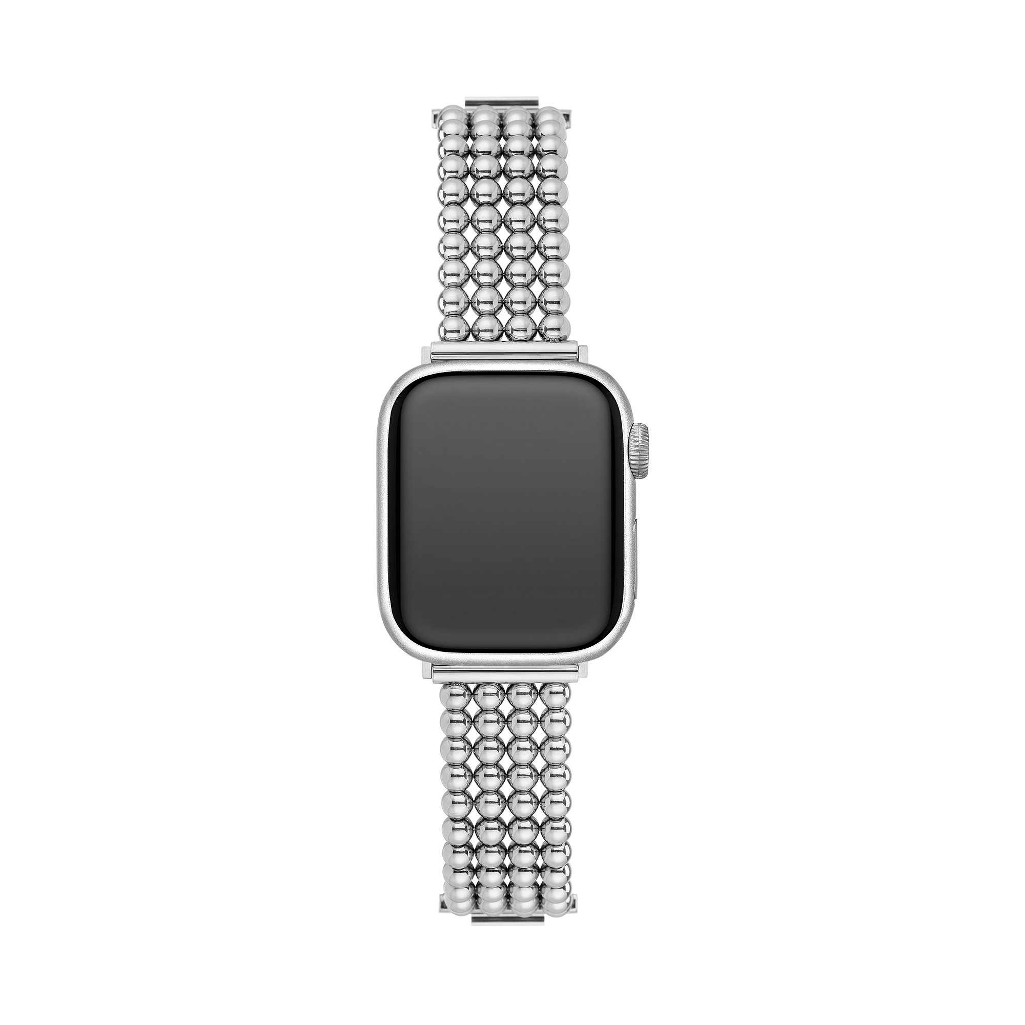 Stainless Steel Beaded Watch Band for Apple Watch