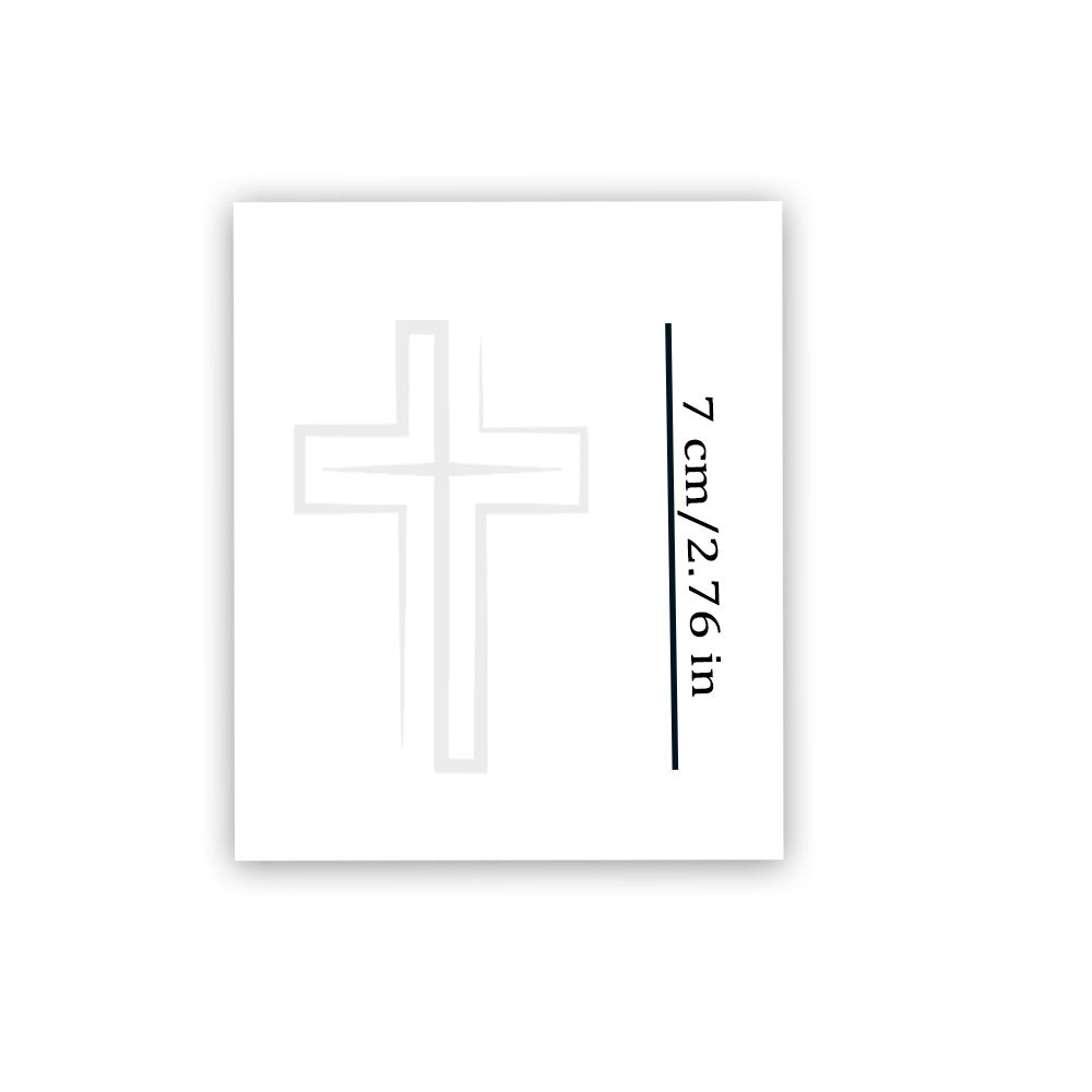 Simple Cross 12pcs Christian Temporary Tattoos