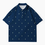 Simple Cross Christian Buttoned Polo Jersey