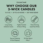 Soft Linen Breeze 3-Wick Candle