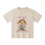 Some Bunny Like Jesus Christian Kid Washed T-Shirt