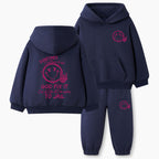 Sometimes I Just Have To Let God Fix It Christian Kid Fleece Hoodie Set