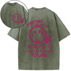 I Just Have To Let God Fix It Christian Washed T-Shirt
