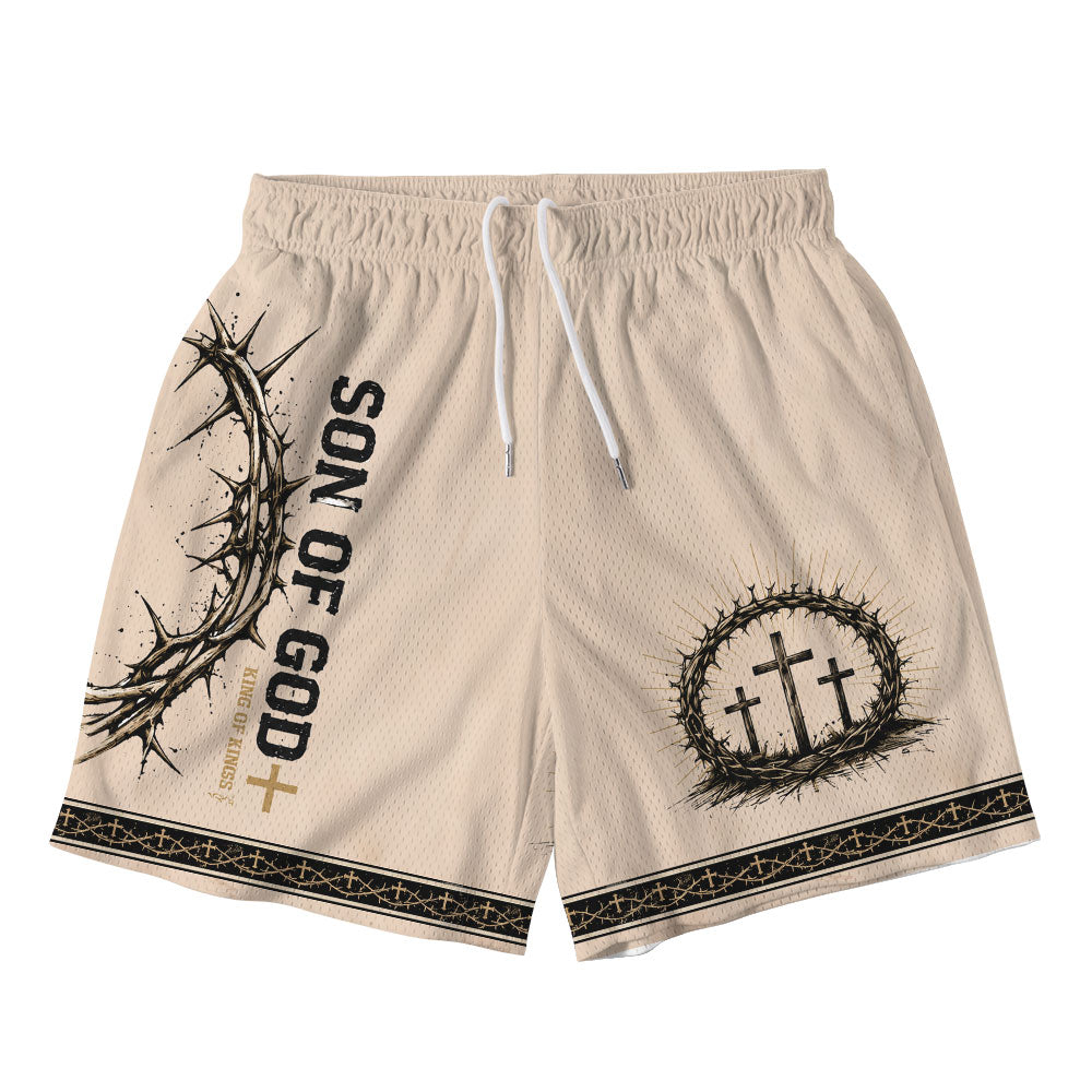 Son Of God Christian Mesh Shorts