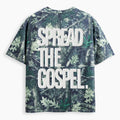 Spread The Gospel Christian Puff Printed Camo T-Shirt