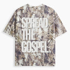 Spread The Gospel Christian Puff Printed Camo T-Shirt