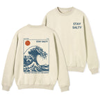 Stay Salty Christian Fleece Sweatshirt