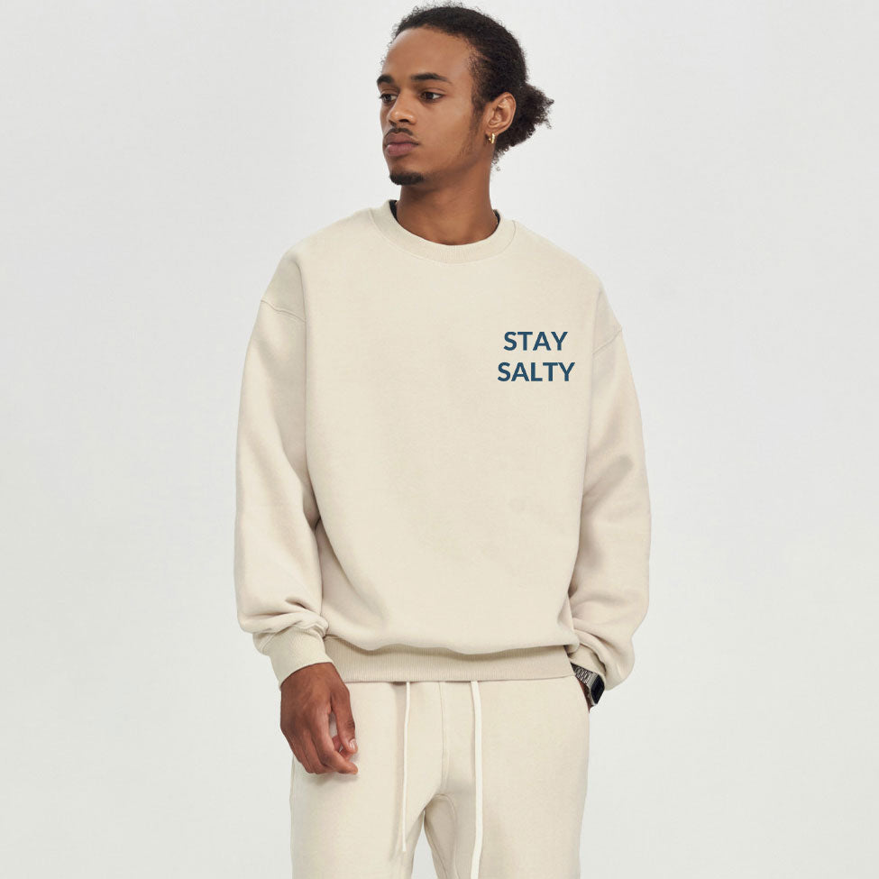 Stay Salty Christian Fleece Sweatshirt