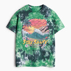Stay Salty Christian Heavy Cotton Tie Dye T-Shirt