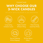 Striped Beach Towel 3-Wick Candle